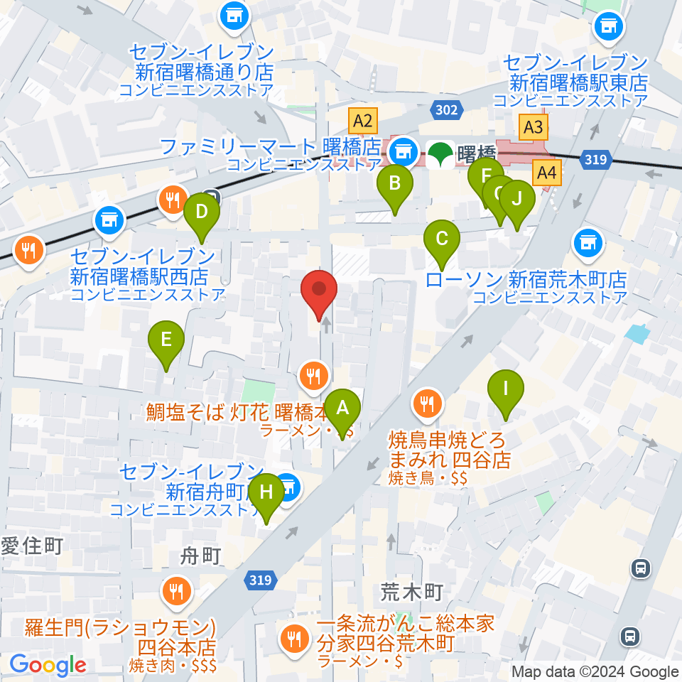 曙橋Bar461周辺の駐車場・コインパーキング一覧地図