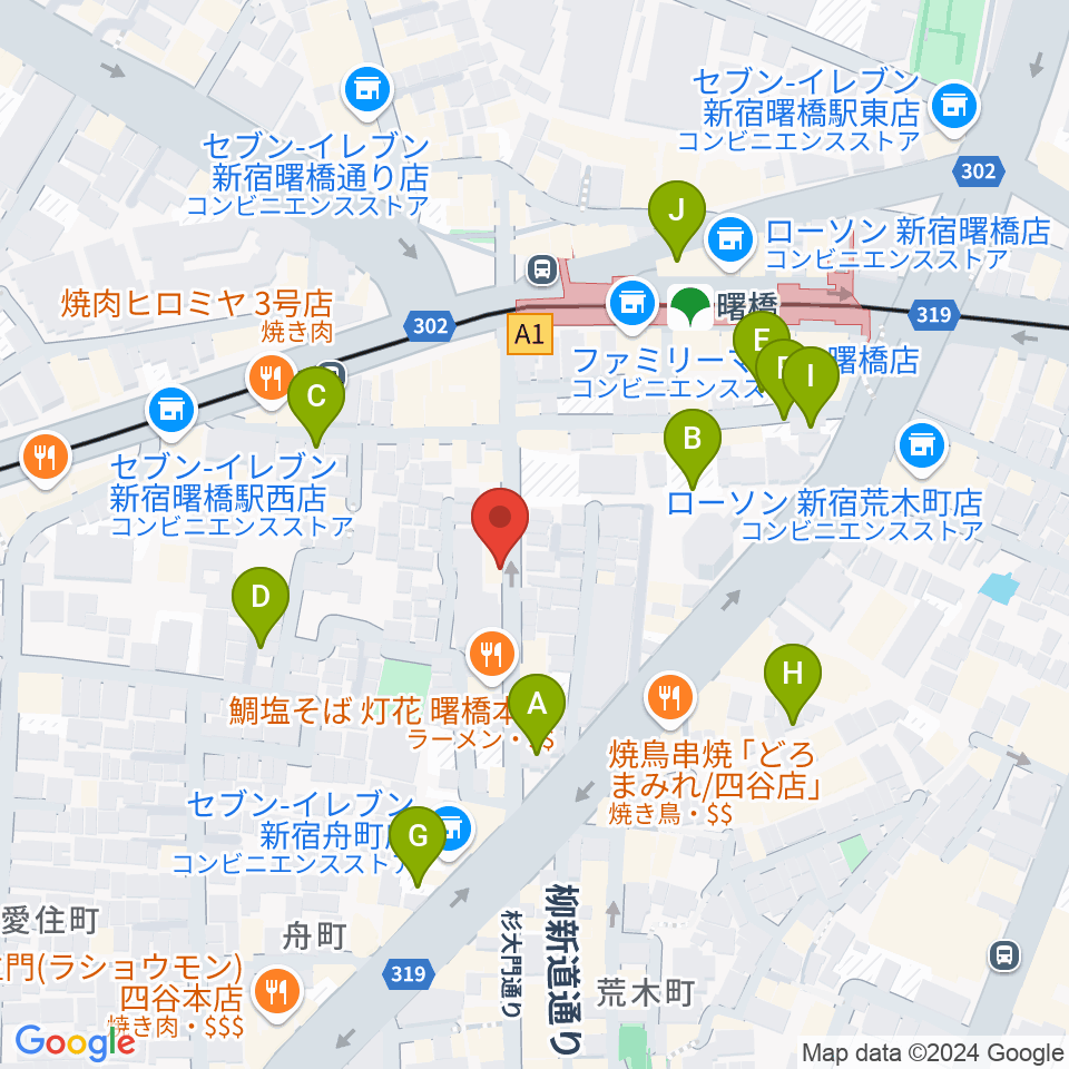 曙橋Bar461周辺の駐車場・コインパーキング一覧地図