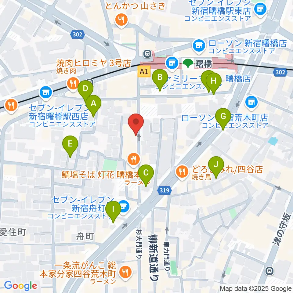 曙橋Bar461周辺の駐車場・コインパーキング一覧地図