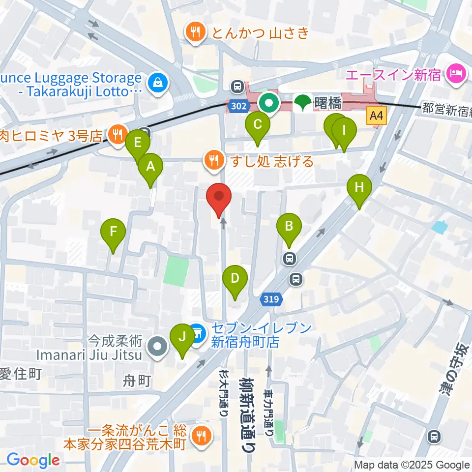 曙橋Bar461周辺の駐車場・コインパーキング一覧地図