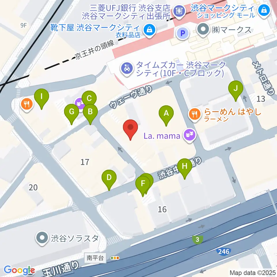 ノナカ・アンナホール周辺の駐車場・コインパーキング一覧地図