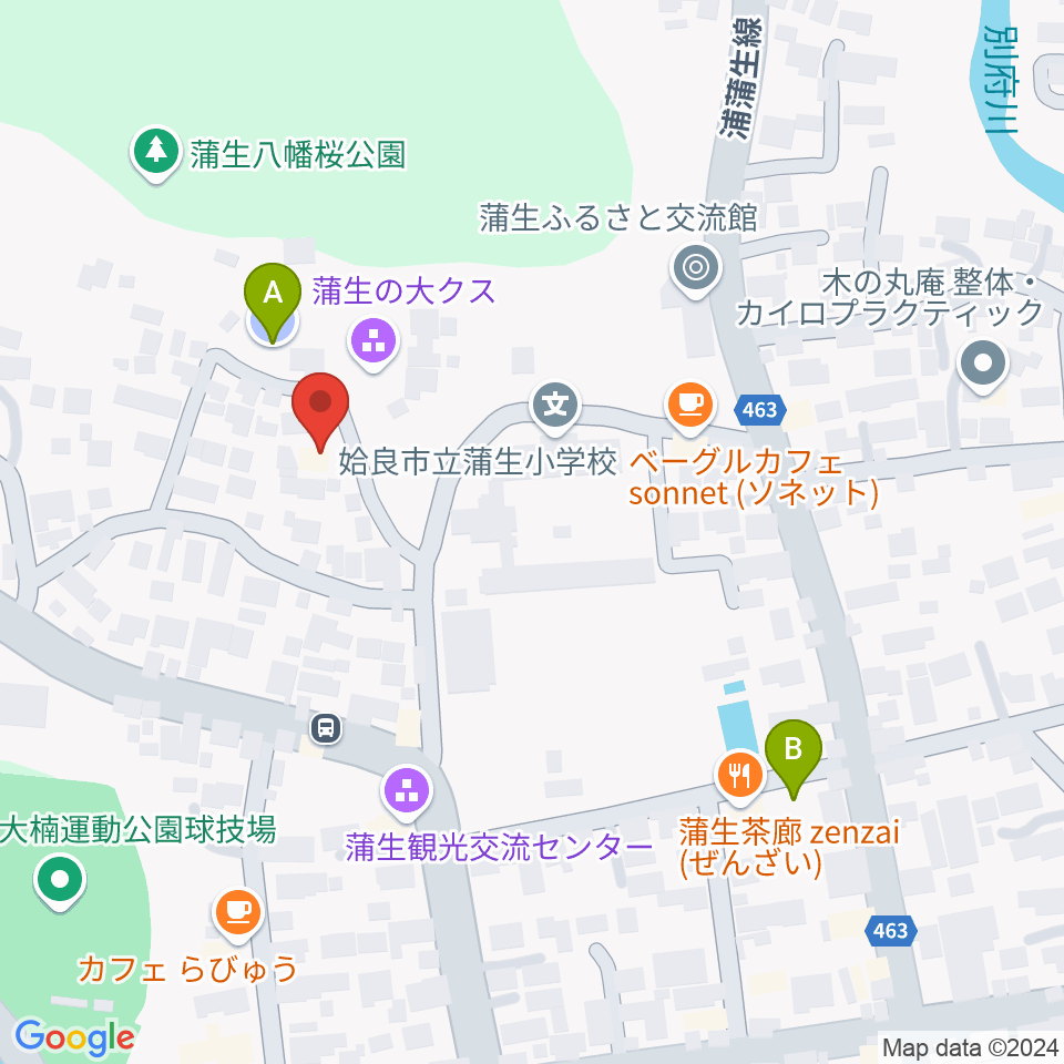 八幡スタジオ周辺の駐車場・コインパーキング一覧地図