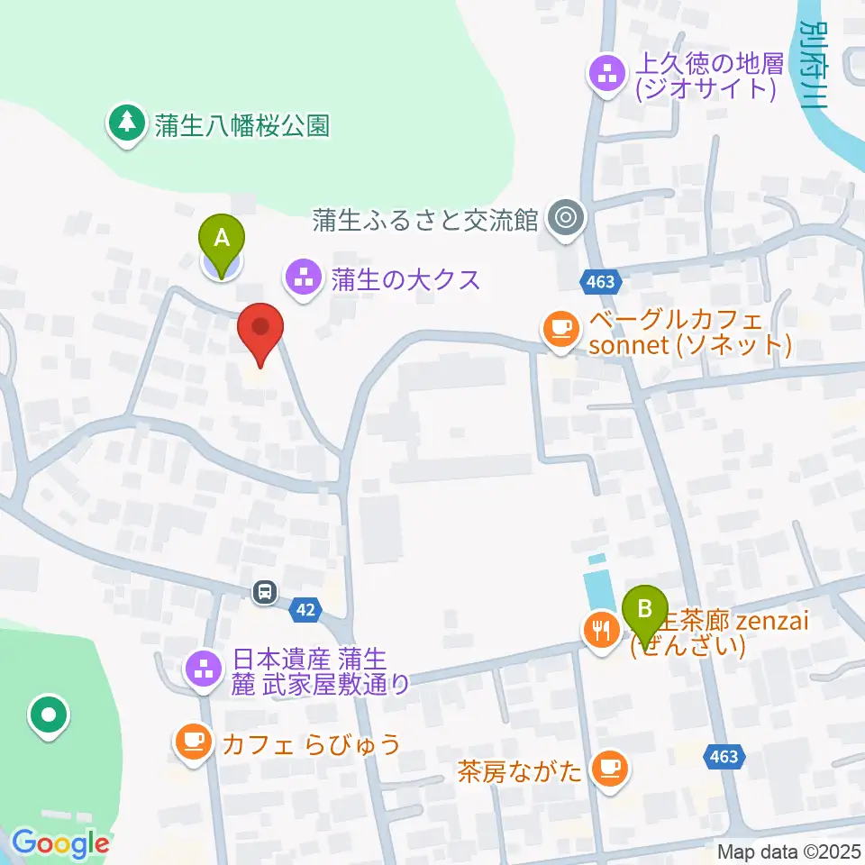 八幡スタジオ周辺の駐車場・コインパーキング一覧地図