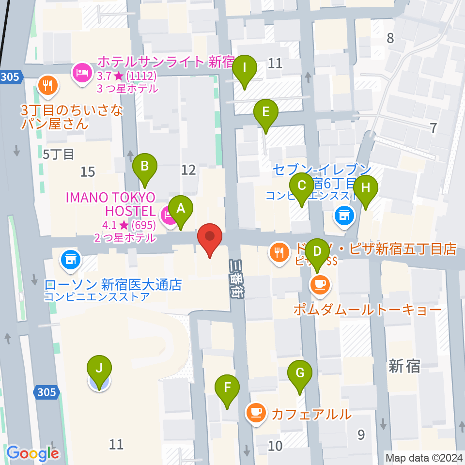 東京音楽院周辺の駐車場・コインパーキング一覧地図