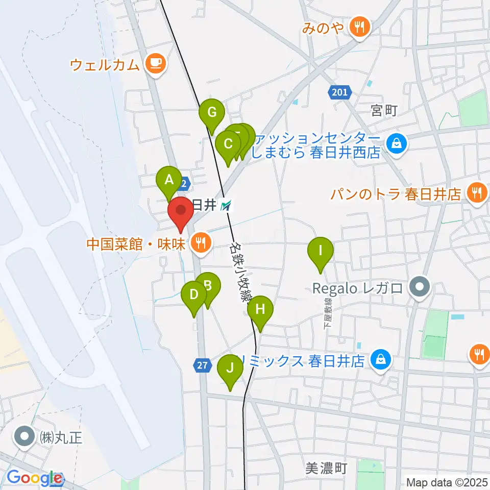音楽教室ココハ周辺の駐車場・コインパーキング一覧地図