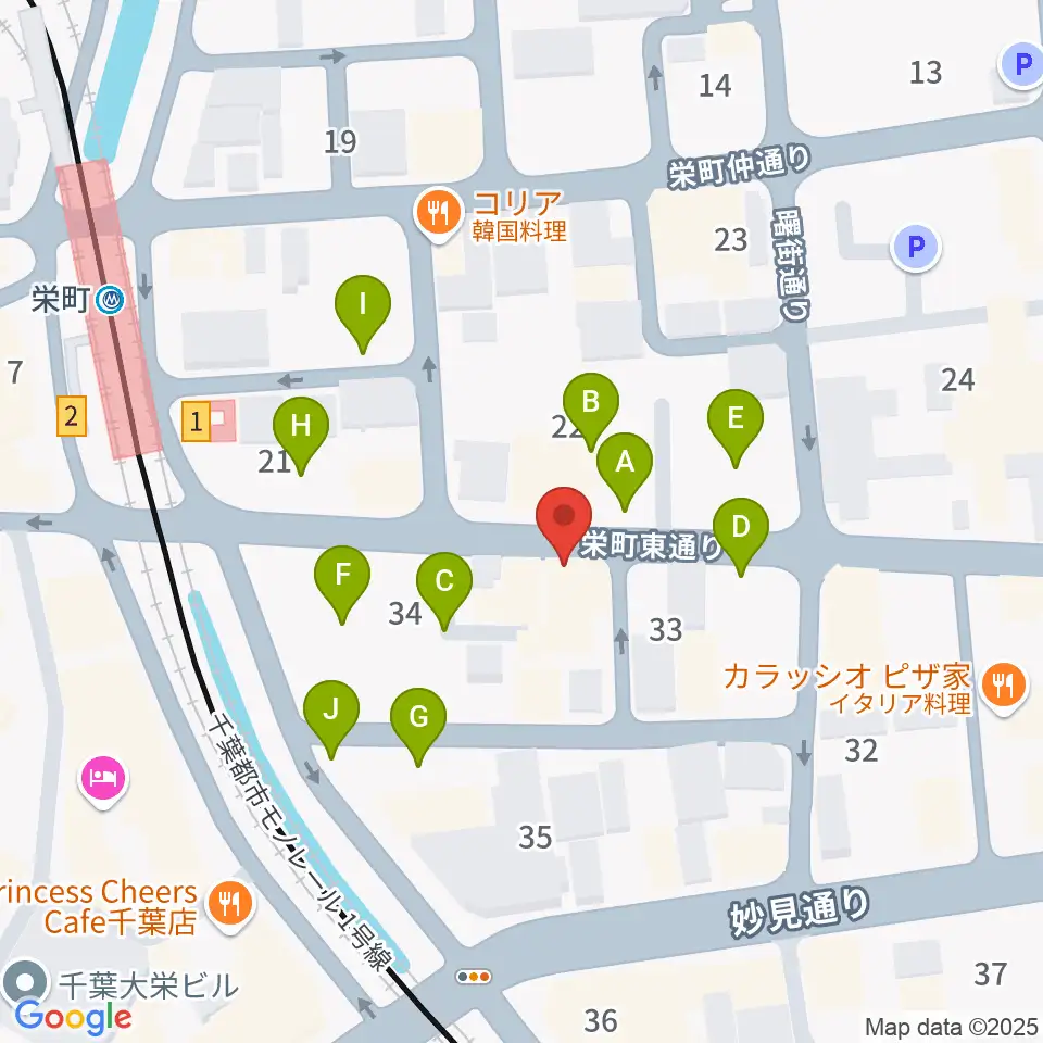 music lounge BAHAMA周辺の駐車場・コインパーキング一覧地図