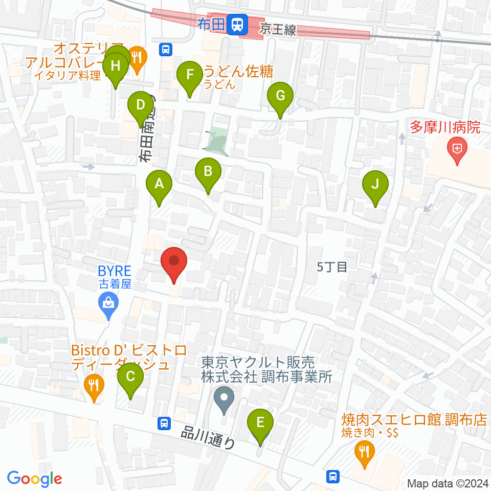 office DERZO周辺の駐車場・コインパーキング一覧地図