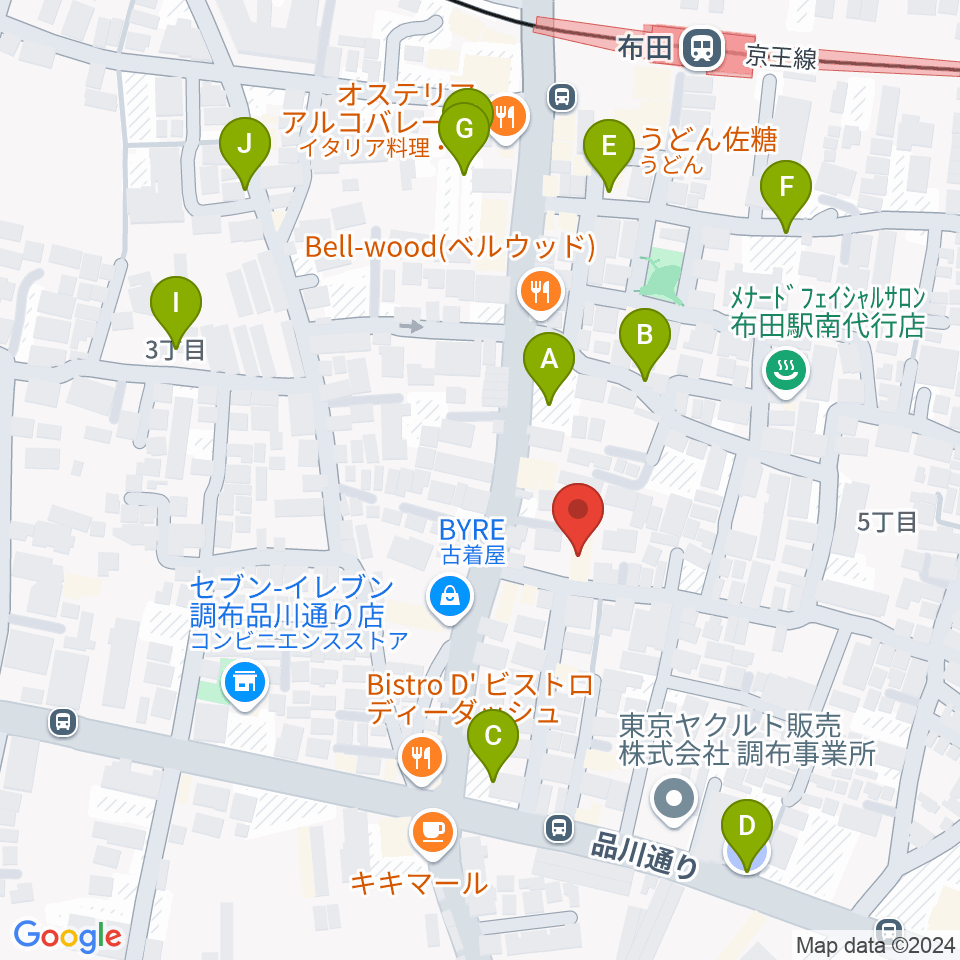 office DERZO周辺の駐車場・コインパーキング一覧地図