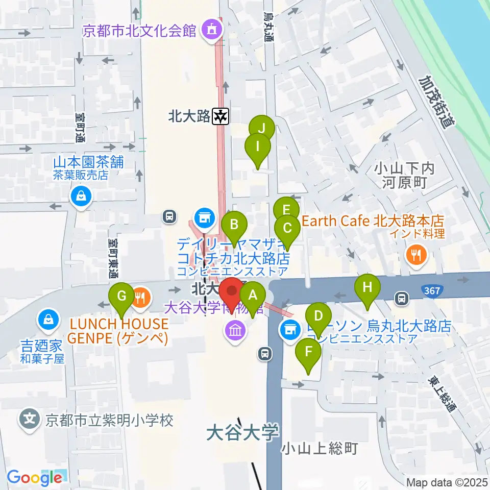 Radio Mix Kyoto周辺の駐車場・コインパーキング一覧地図