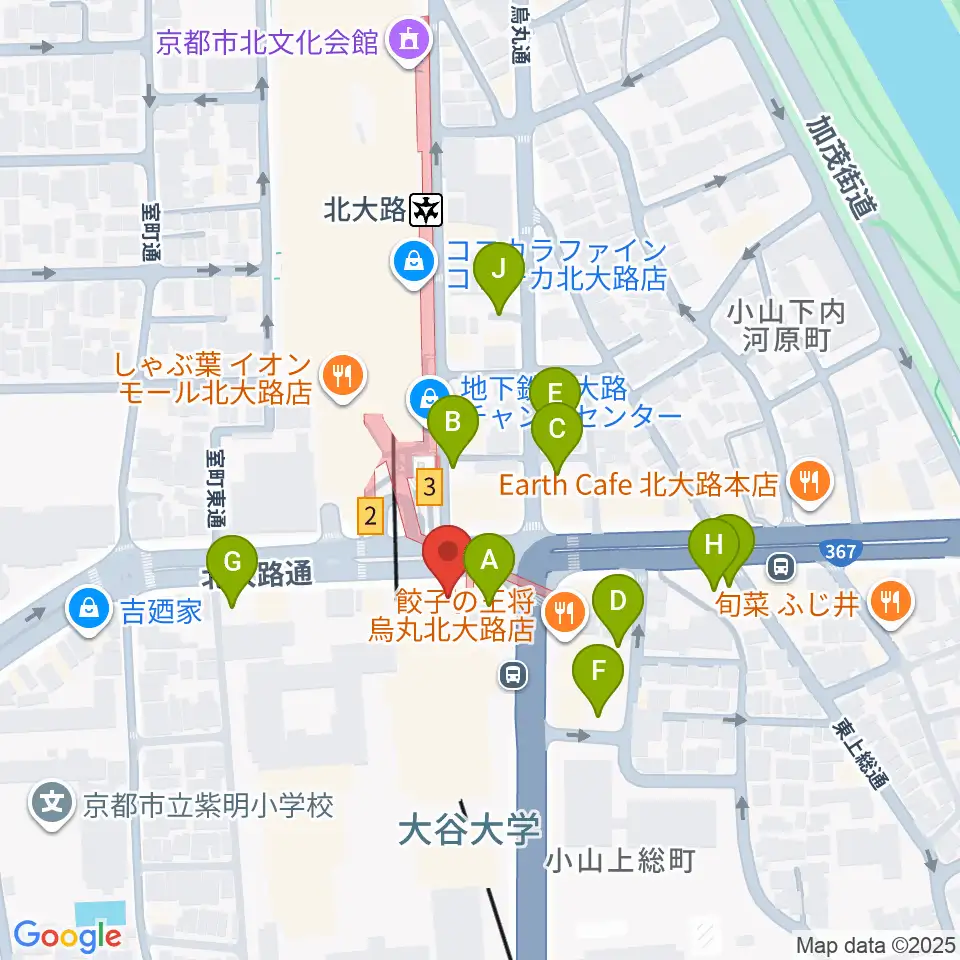 Radio Mix Kyoto周辺の駐車場・コインパーキング一覧地図