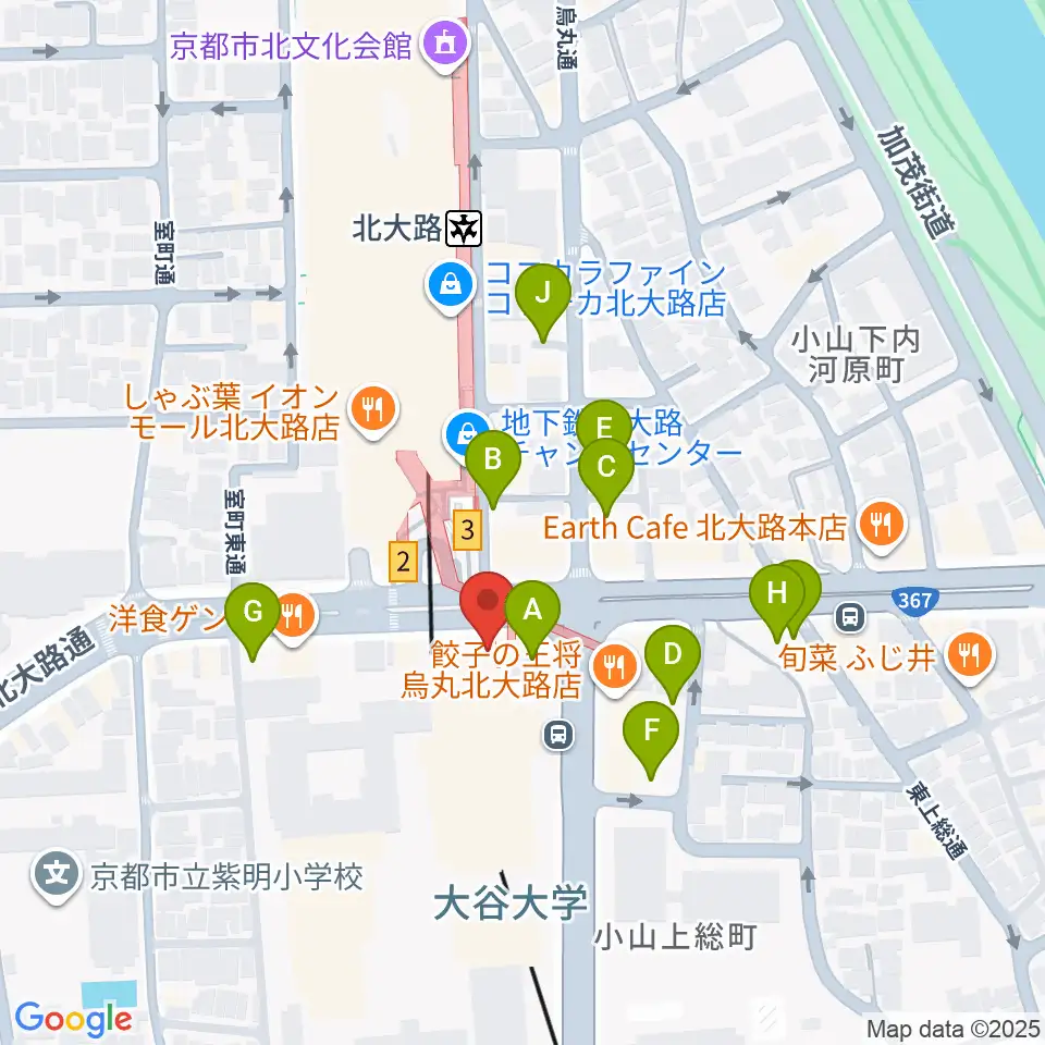 Radio Mix Kyoto周辺の駐車場・コインパーキング一覧地図