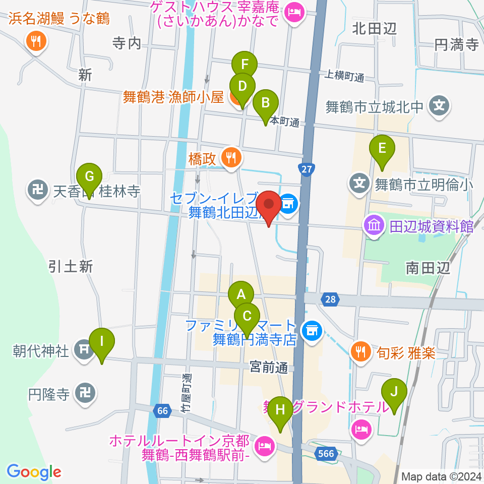 FMまいづる周辺の駐車場・コインパーキング一覧地図