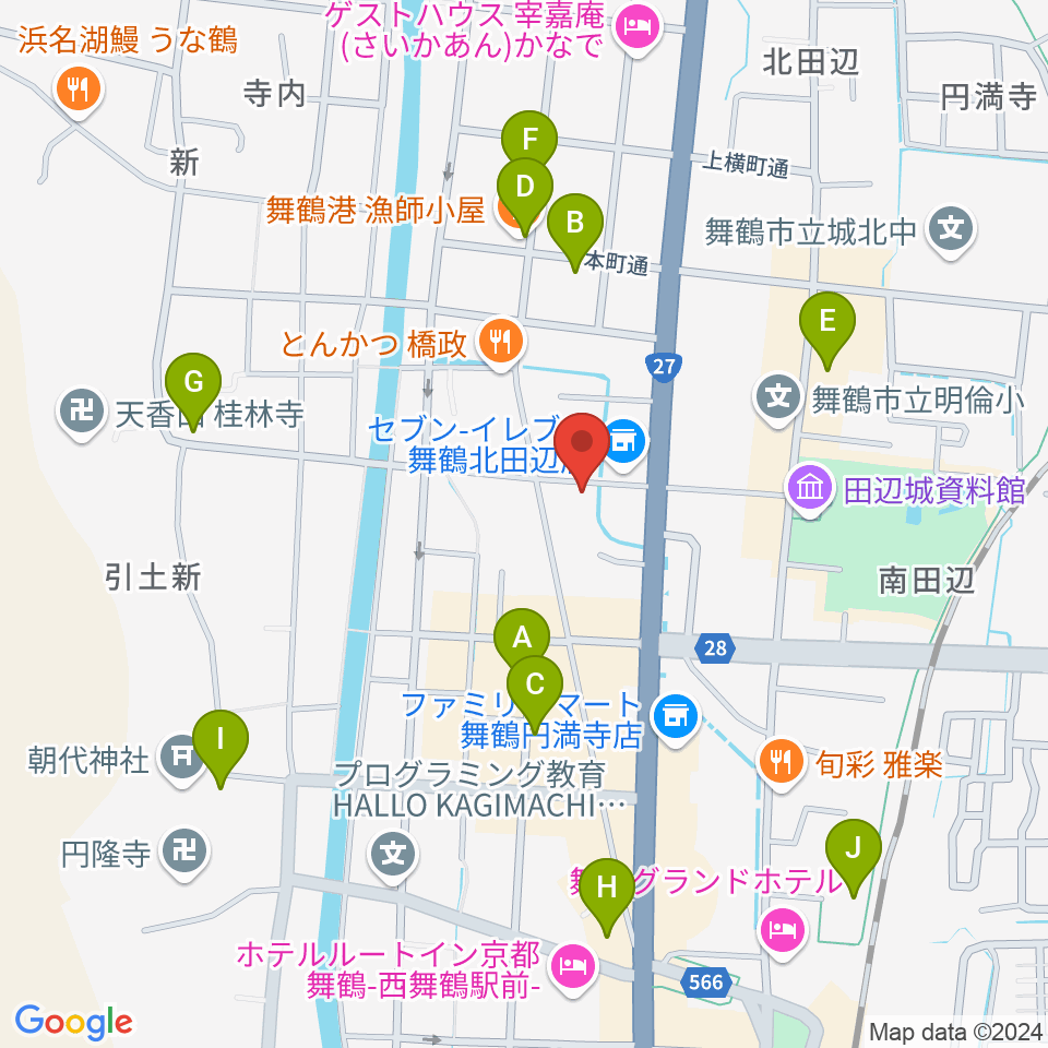 FMまいづる周辺の駐車場・コインパーキング一覧地図