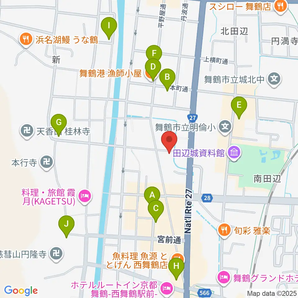 FMまいづる周辺の駐車場・コインパーキング一覧地図