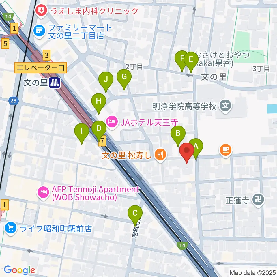 IS STUDIO周辺の駐車場・コインパーキング一覧地図