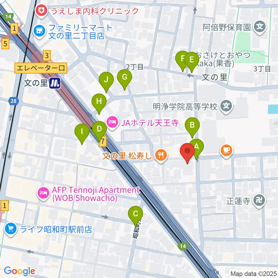 IS STUDIO周辺の駐車場・コインパーキング一覧地図