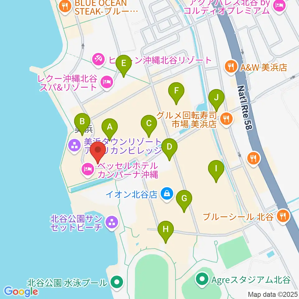 ライブハウスモッズ周辺の駐車場・コインパーキング一覧地図