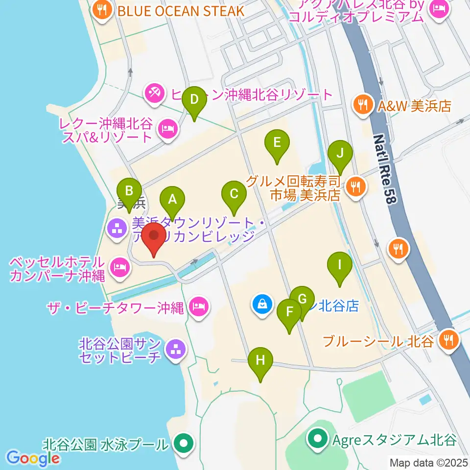 ライブハウスモッズ周辺の駐車場・コインパーキング一覧地図
