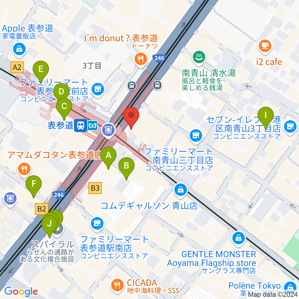 WALL&WALL周辺の駐車場・コインパーキング一覧地図