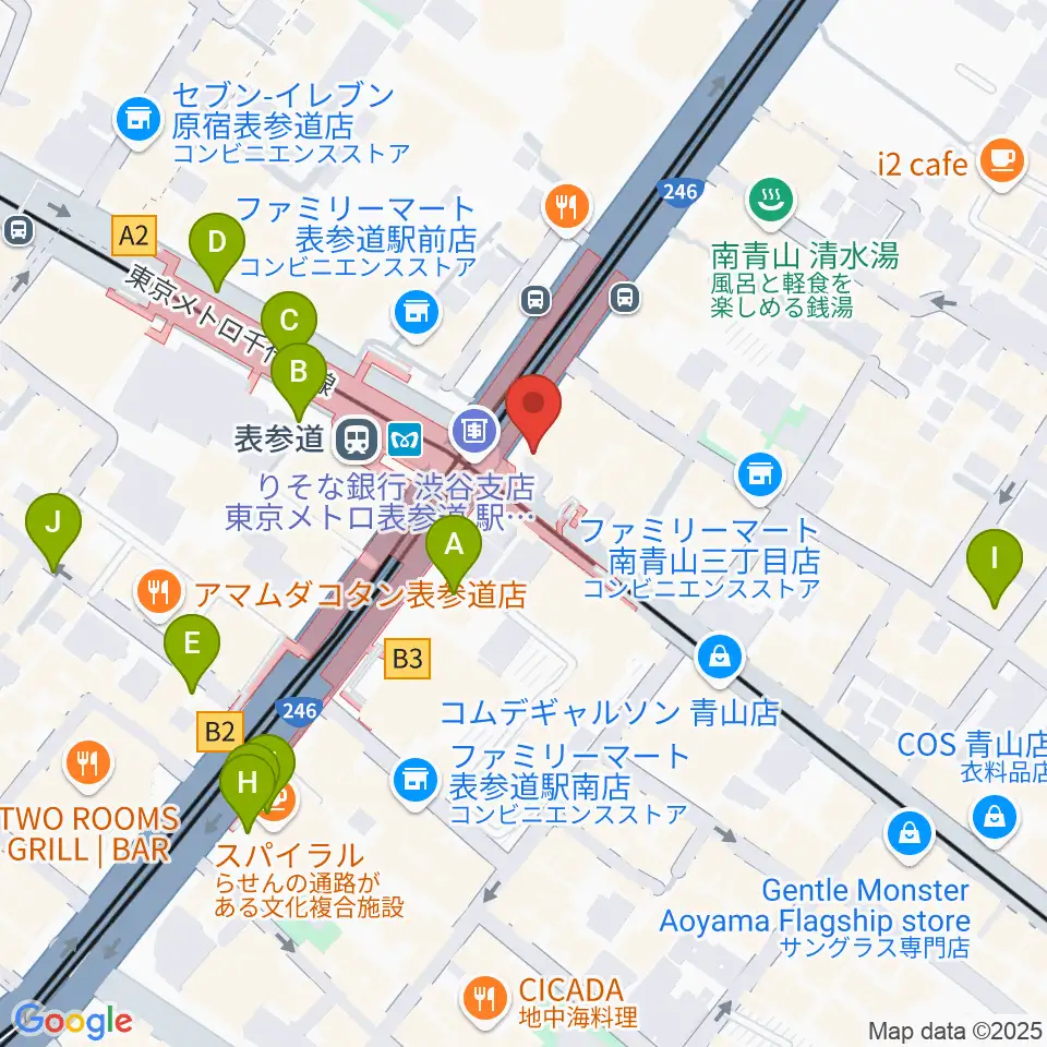 WALL&WALL周辺の駐車場・コインパーキング一覧地図