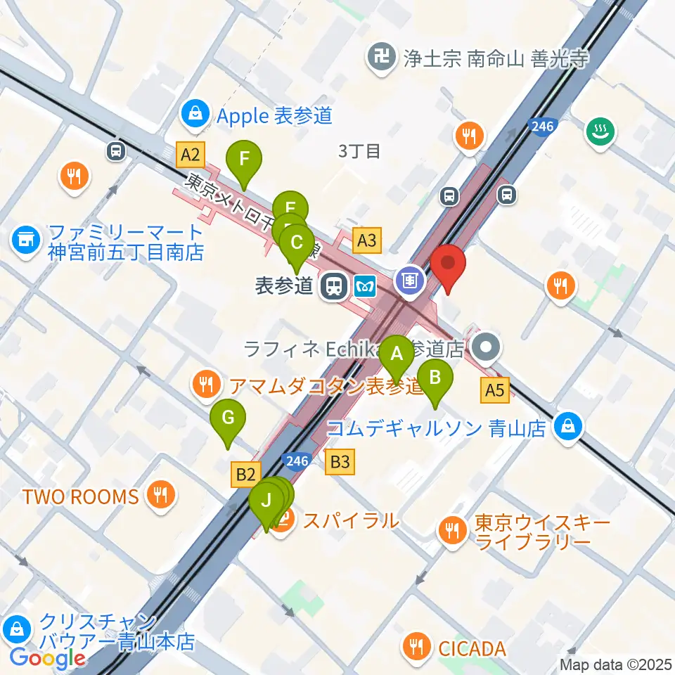 WALL&WALL周辺の駐車場・コインパーキング一覧地図