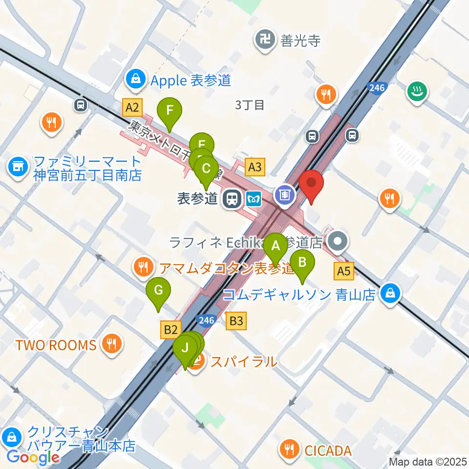 WALL&WALL周辺の駐車場・コインパーキング一覧地図