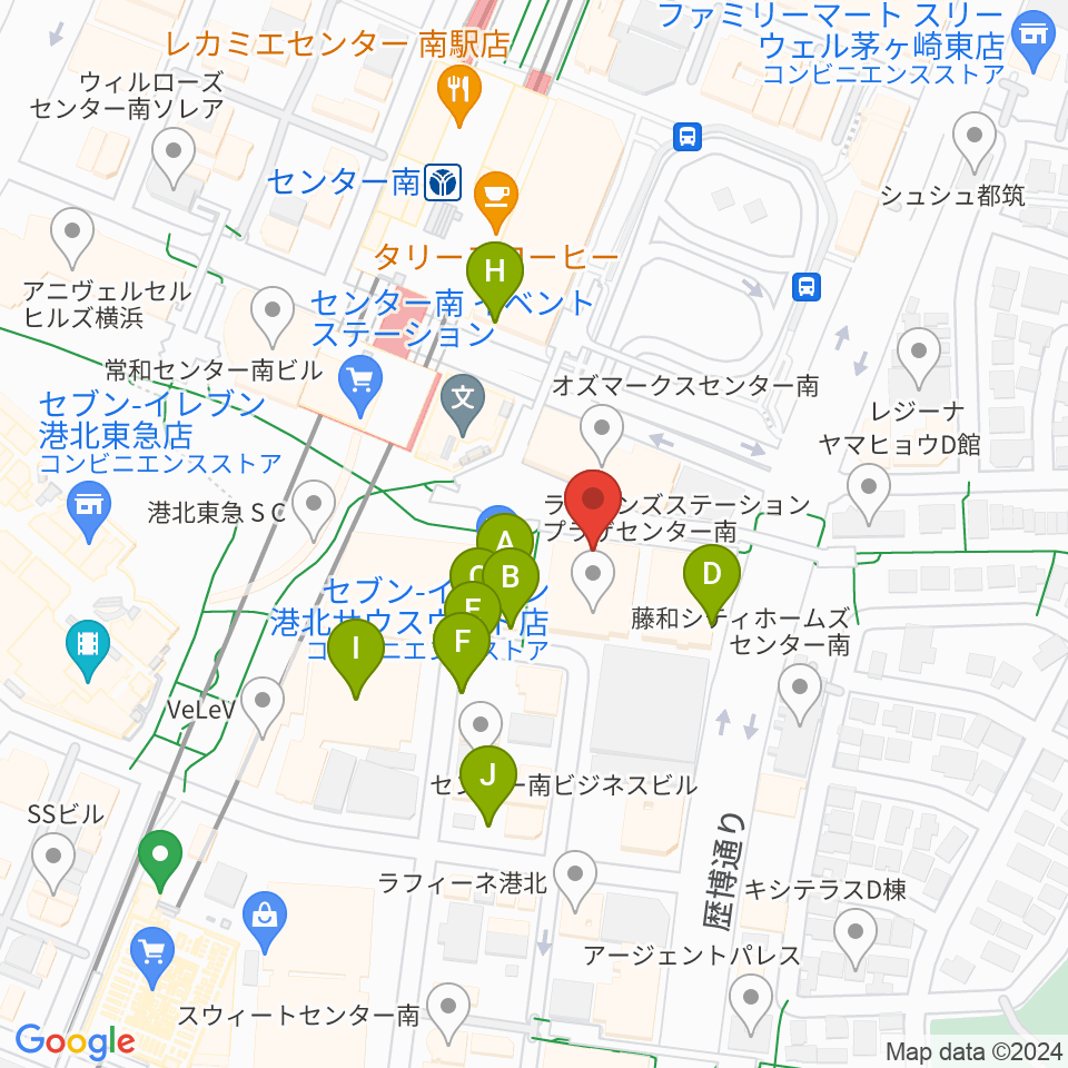 音楽サロンAria周辺の駐車場・コインパーキング一覧地図