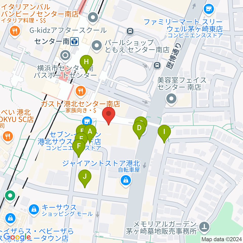 音楽サロンAria周辺の駐車場・コインパーキング一覧地図