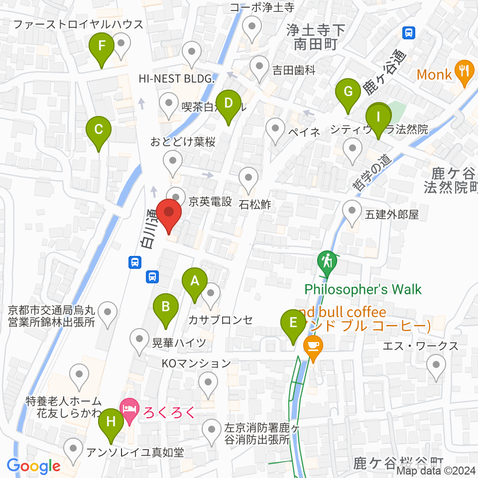 外 soto周辺の駐車場・コインパーキング一覧地図