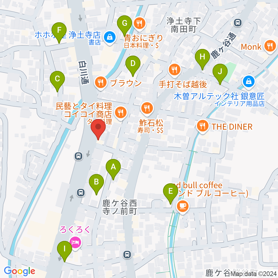 外 soto周辺の駐車場・コインパーキング一覧地図