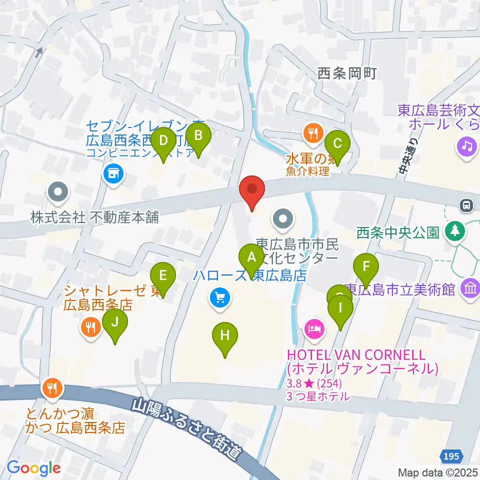 Music Pro Shopセッション西条駅前店周辺の駐車場・コインパーキング一覧地図