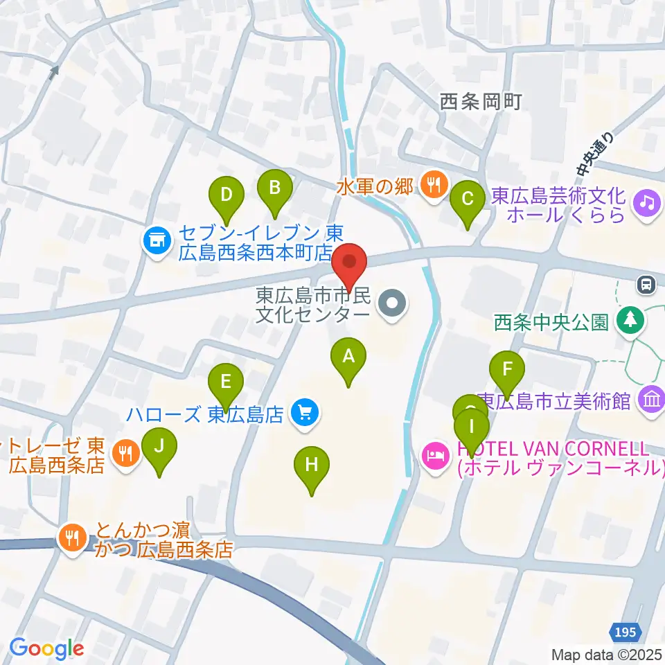 Music Pro Shopセッション西条駅前店周辺の駐車場・コインパーキング一覧地図