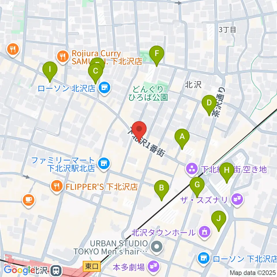 ピアノスタジオノア 下北沢店周辺の駐車場・コインパーキング一覧地図