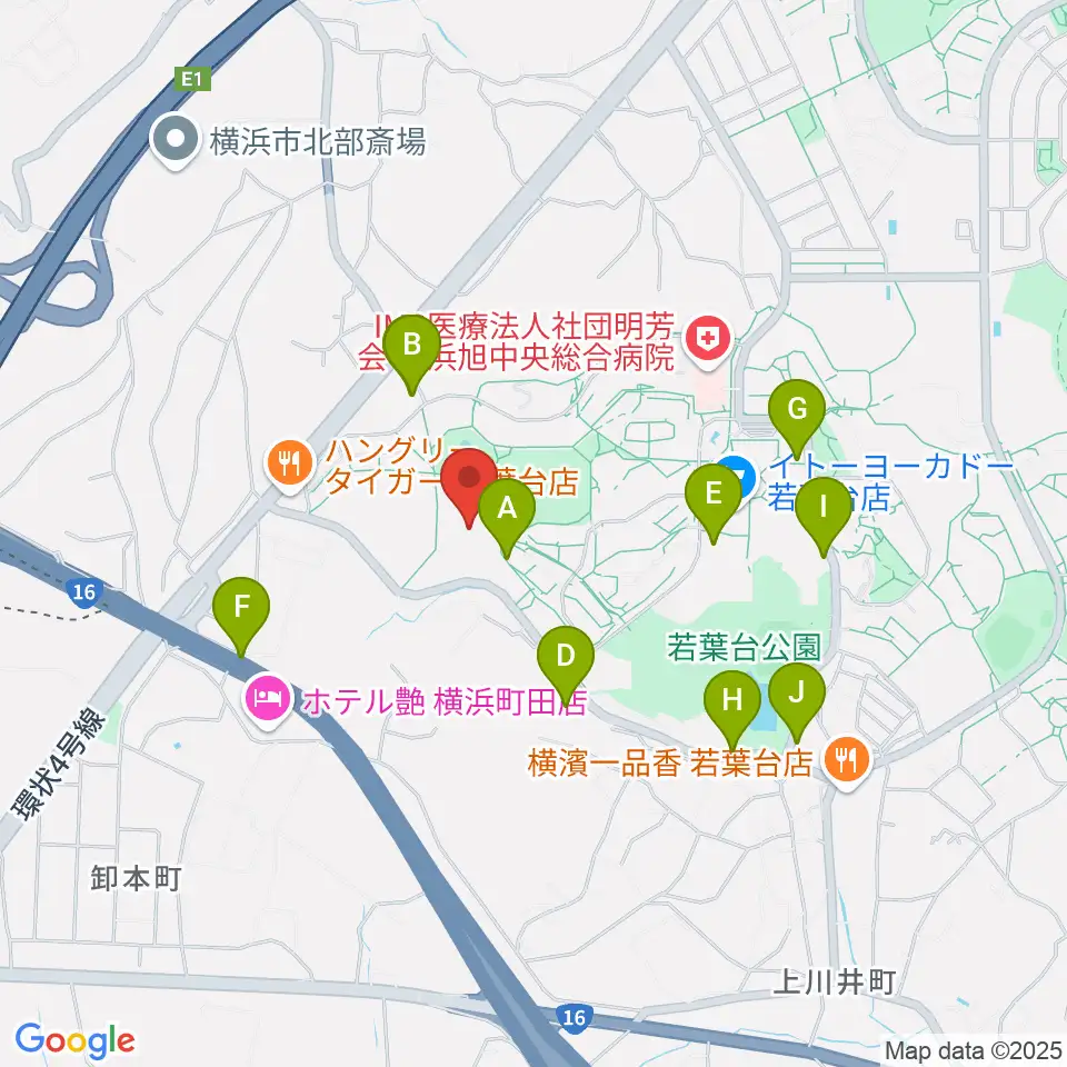 打鼓音 和太鼓教室周辺の駐車場・コインパーキング一覧地図
