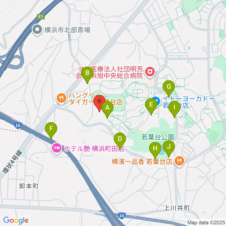 打鼓音 和太鼓教室周辺の駐車場・コインパーキング一覧地図