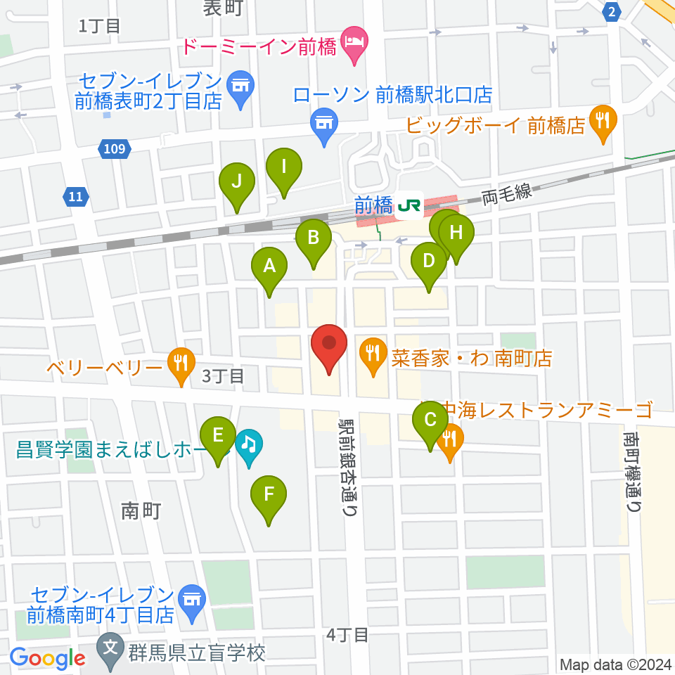 ブラスデコ周辺の駐車場・コインパーキング一覧地図