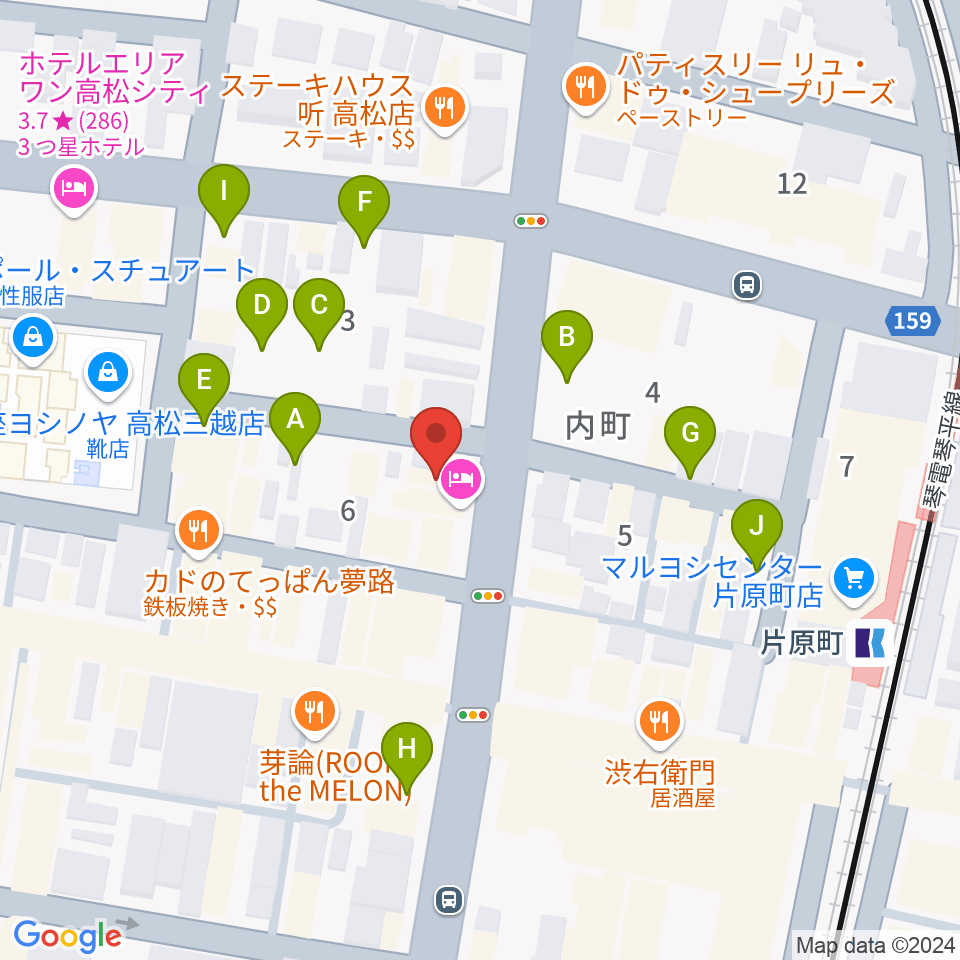 MUSIC FARM周辺の駐車場・コインパーキング一覧地図