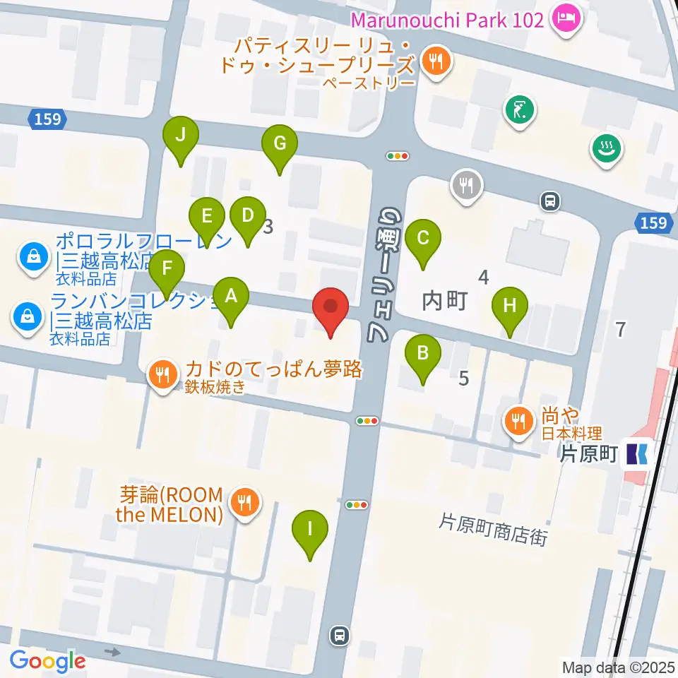 MUSIC FARM周辺の駐車場・コインパーキング一覧地図