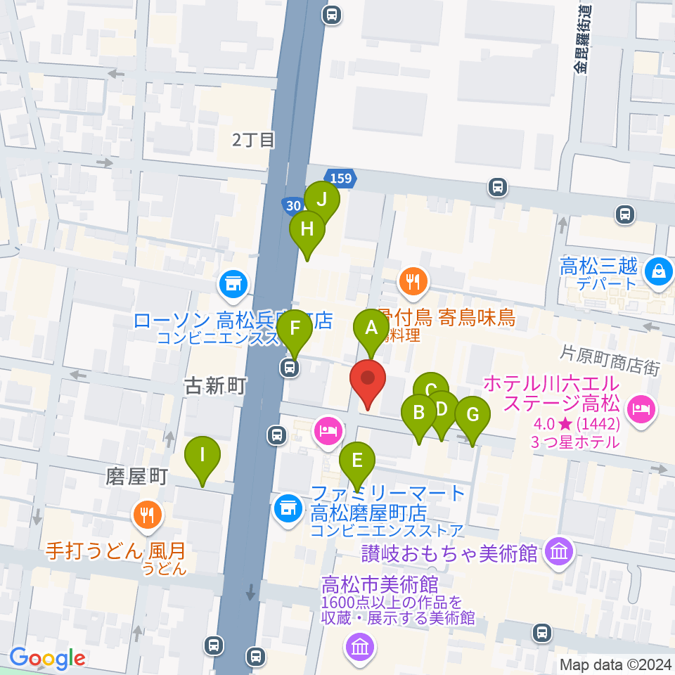 add9 Guitars周辺の駐車場・コインパーキング一覧地図