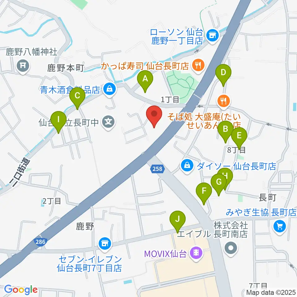 ピアノ教室 ポコアポコ周辺の駐車場・コインパーキング一覧地図