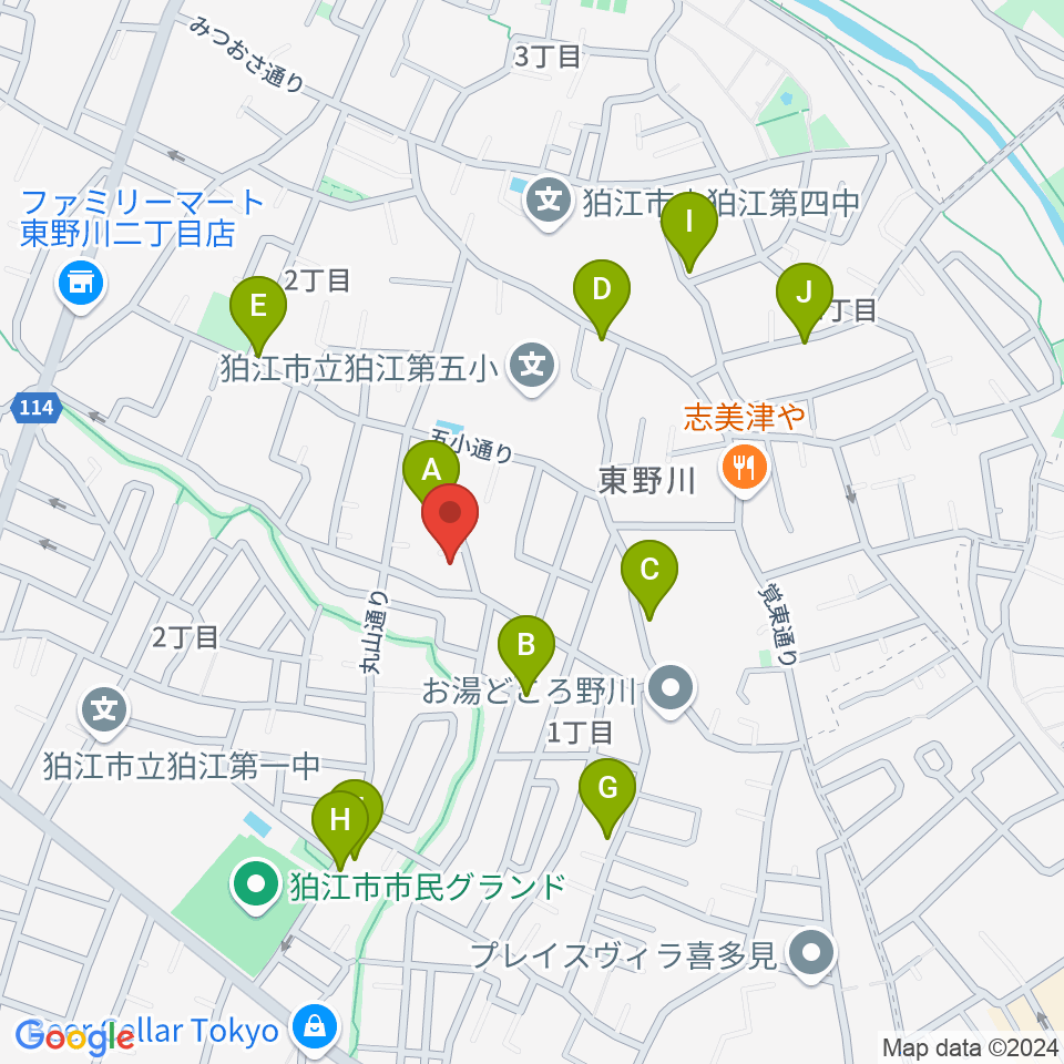 シアターグスタフ周辺の駐車場・コインパーキング一覧地図