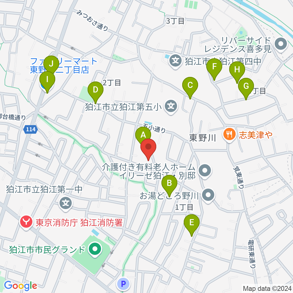 シアターグスタフ周辺の駐車場・コインパーキング一覧地図