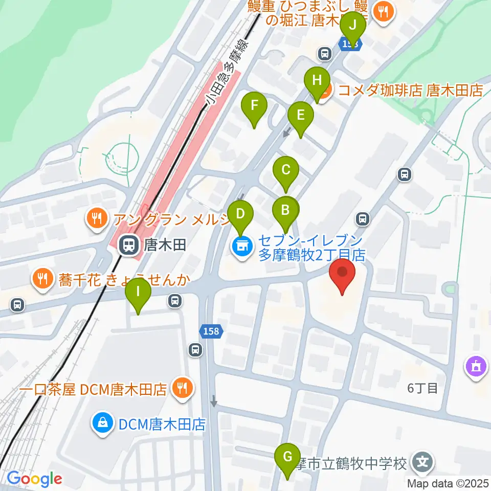 からきだ菖蒲館周辺の駐車場・コインパーキング一覧地図