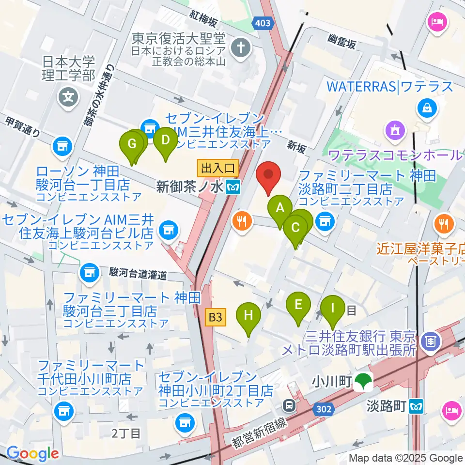 全電通労働会館周辺の駐車場・コインパーキング一覧地図