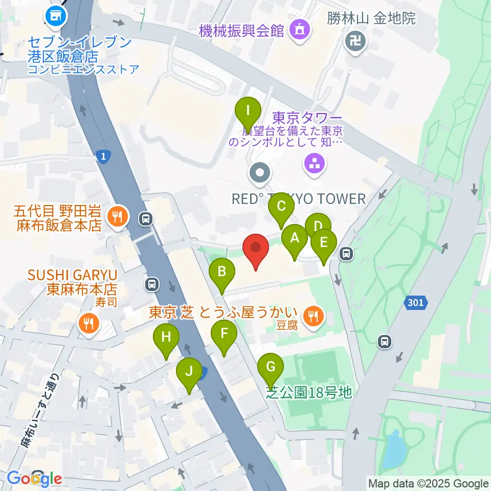 スターライズタワー周辺の駐車場・コインパーキング一覧地図