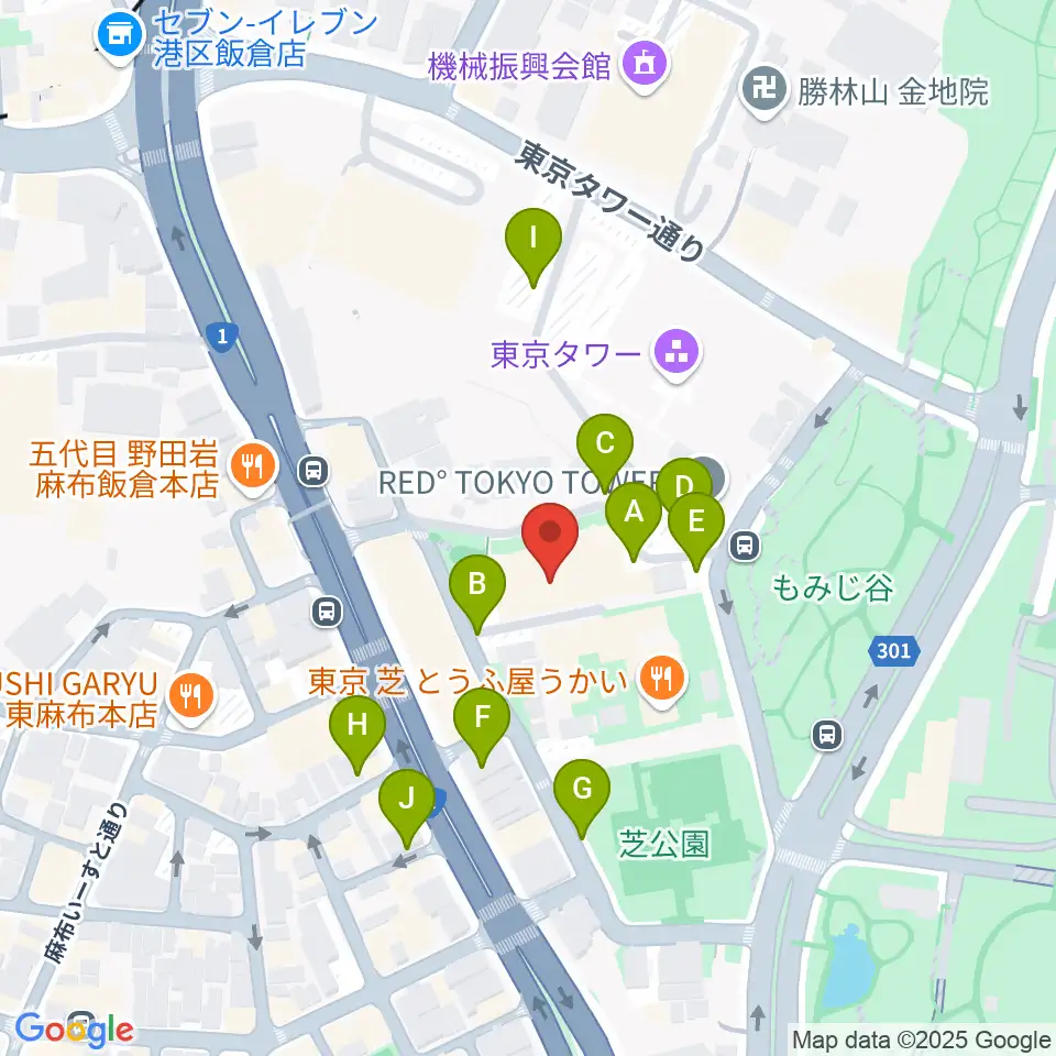 スターライズタワー周辺の駐車場・コインパーキング一覧地図