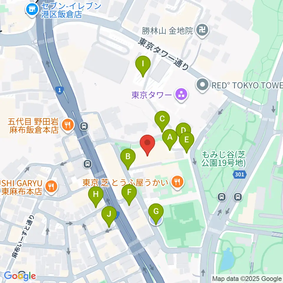 スターライズタワー周辺の駐車場・コインパーキング一覧地図
