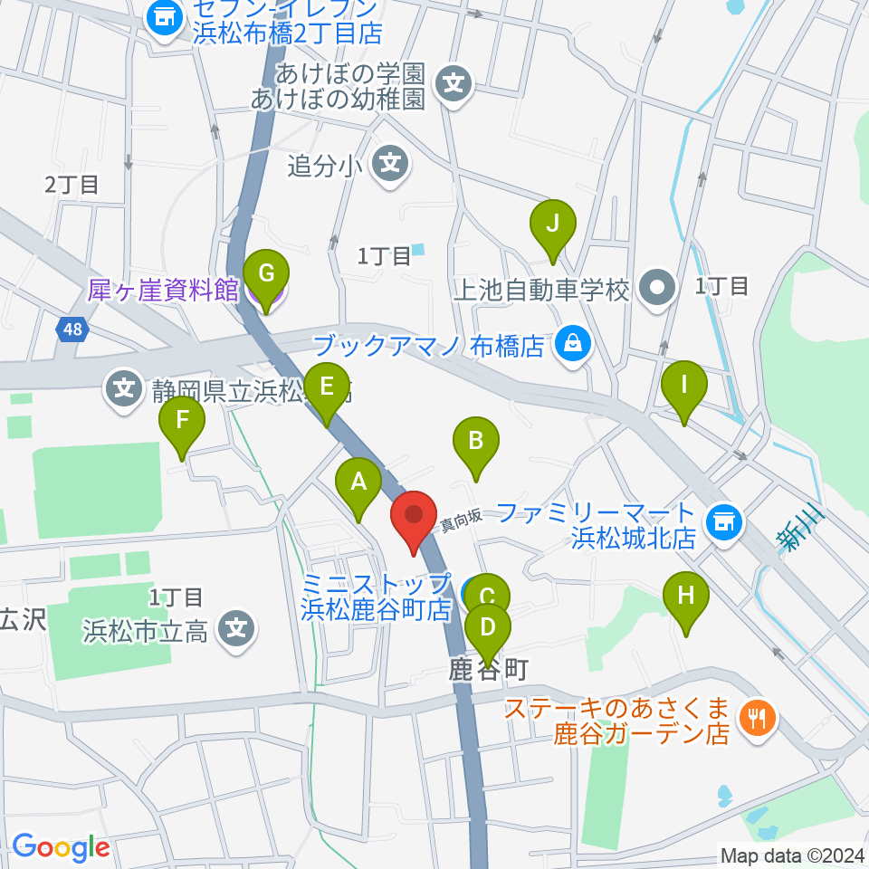 StudioBASIC周辺の駐車場・コインパーキング一覧地図