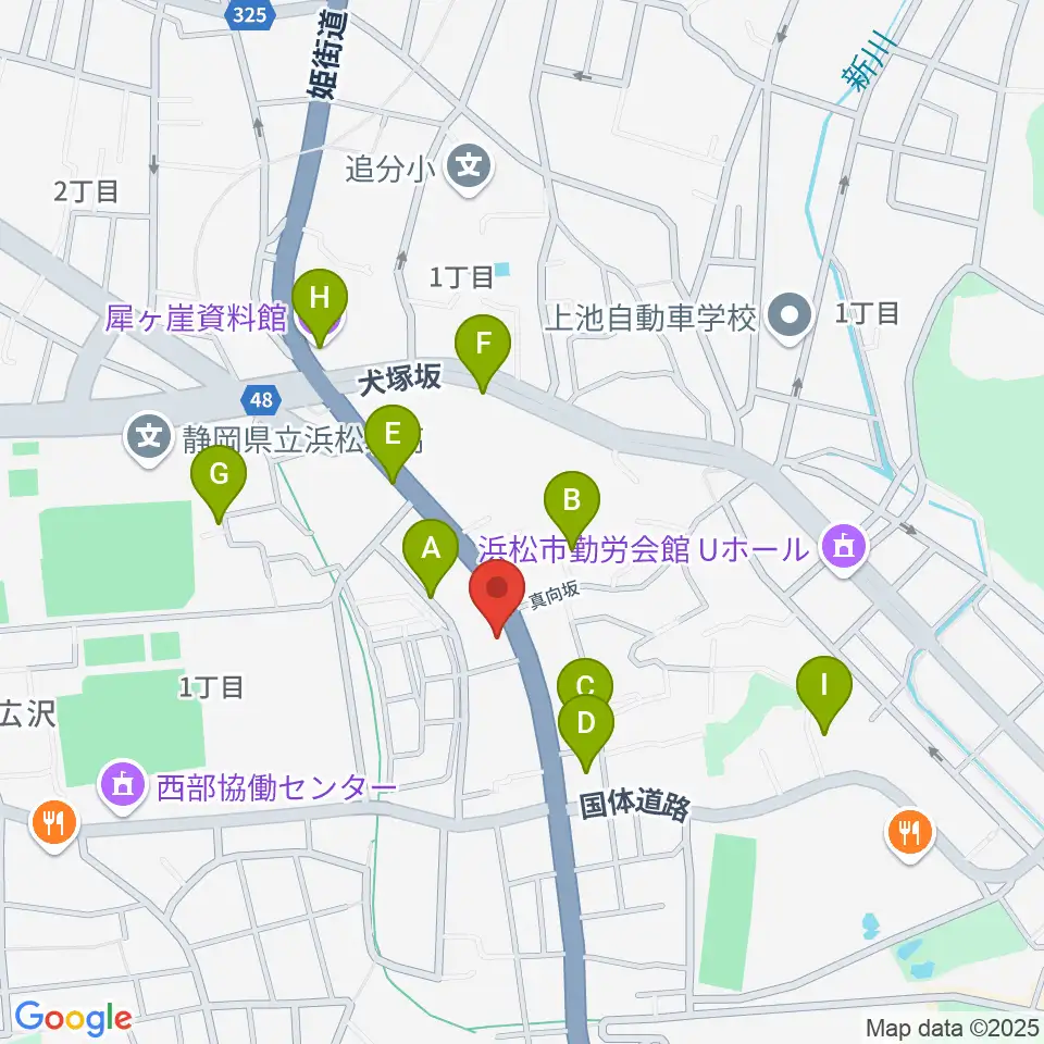 StudioBASIC周辺の駐車場・コインパーキング一覧地図