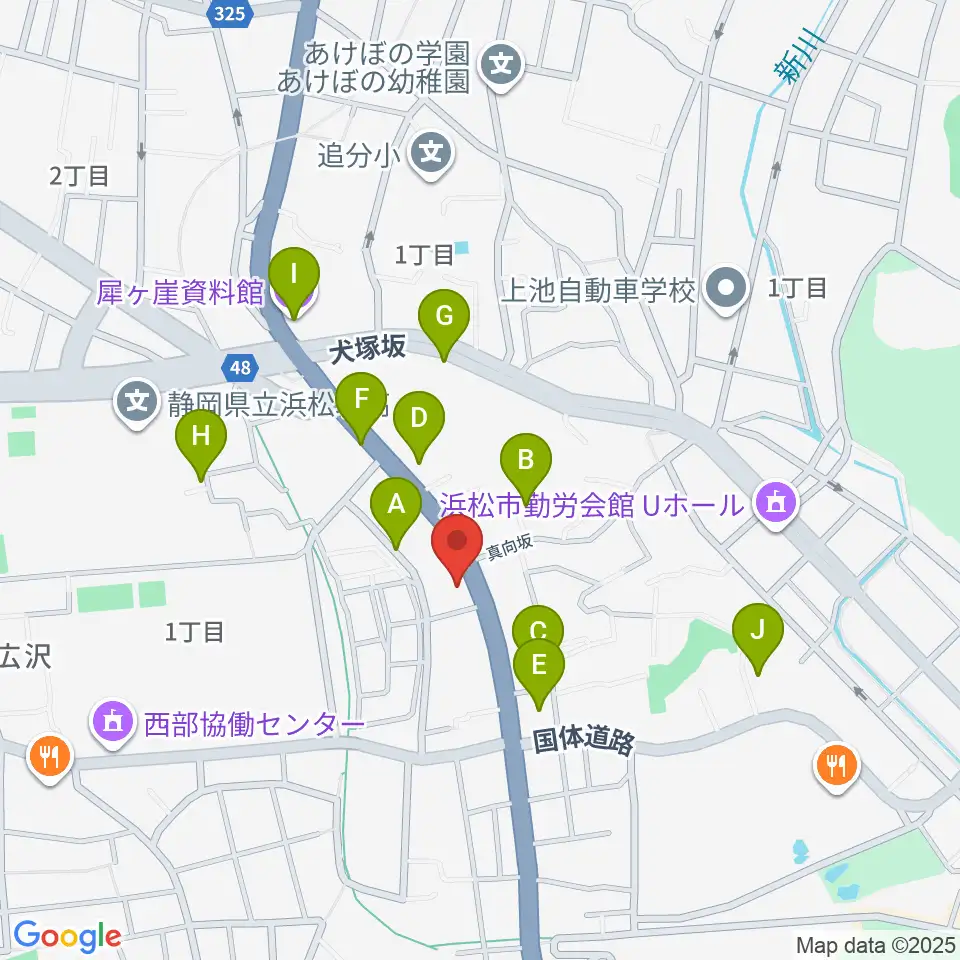 StudioBASIC周辺の駐車場・コインパーキング一覧地図